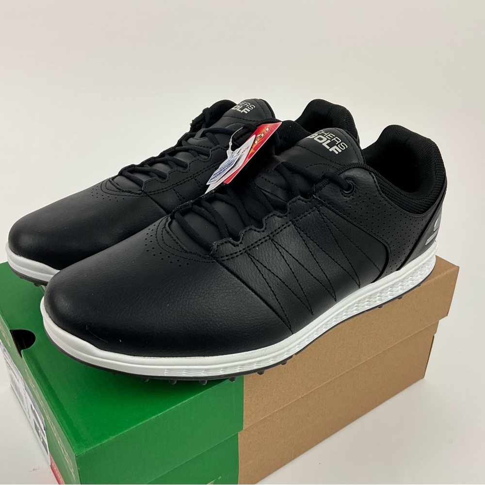 Skechers Men’s Black Pivot Spikeless Golf Shoes Size 9 NIB
